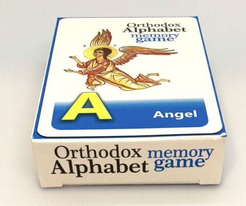 Orthodox Alphabet Matching Card Game