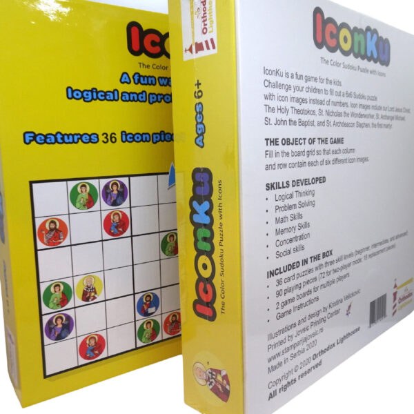 Board Game Color Sudoku with Icons