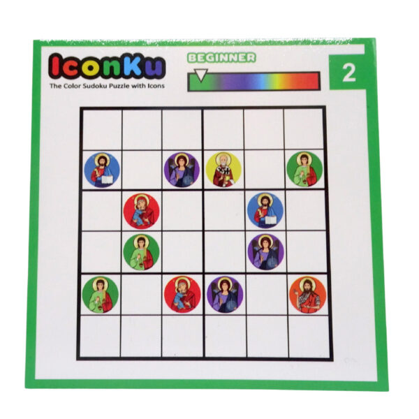 Board Game Color Sudoku with Icons