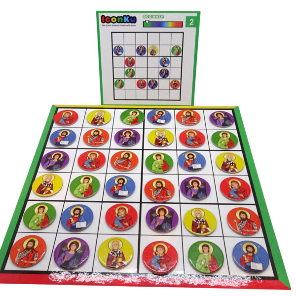 Board Game Color Sudoku with Icons